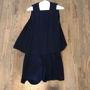 Madewell romper with open back